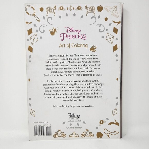 Art Therapy: Disney Princess: 100 Images to Inspire Creativity and Relaxation - Picture 2 of 12